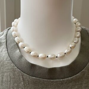 Sophie Buhai Art Deco White Pearl Necklace